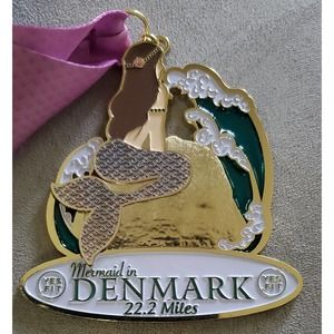 Yes.Fit - Mermaid in Denmark 22.2 Miles Fitness Medal - Add to Your Collection